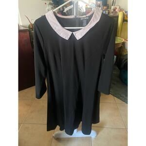 Hot Topic black dress with white collar.